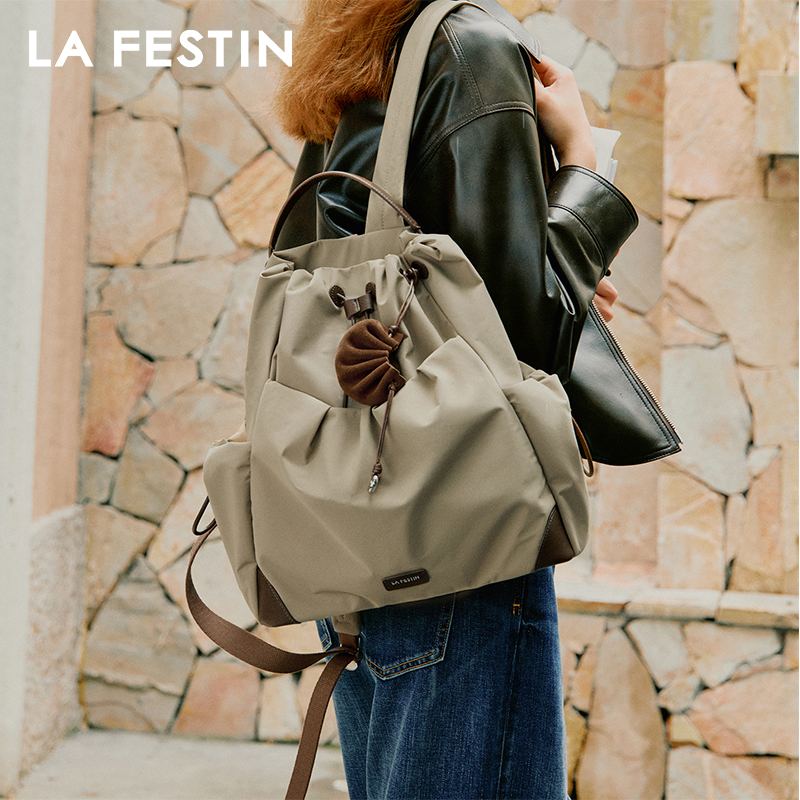 Canvas Backpack Casual - LA FESTIN Original Brand Backpack 2025