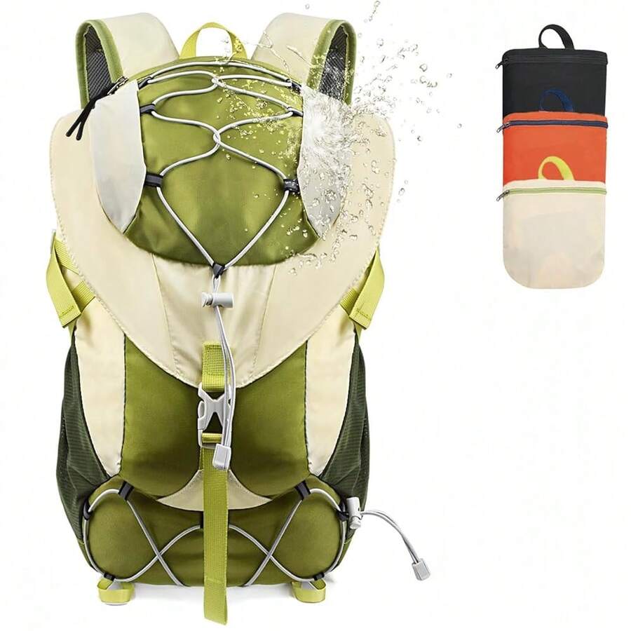 Hiking Backpack Waterproof - Ultra Lightweight Packable Waterproof Daypack 20L