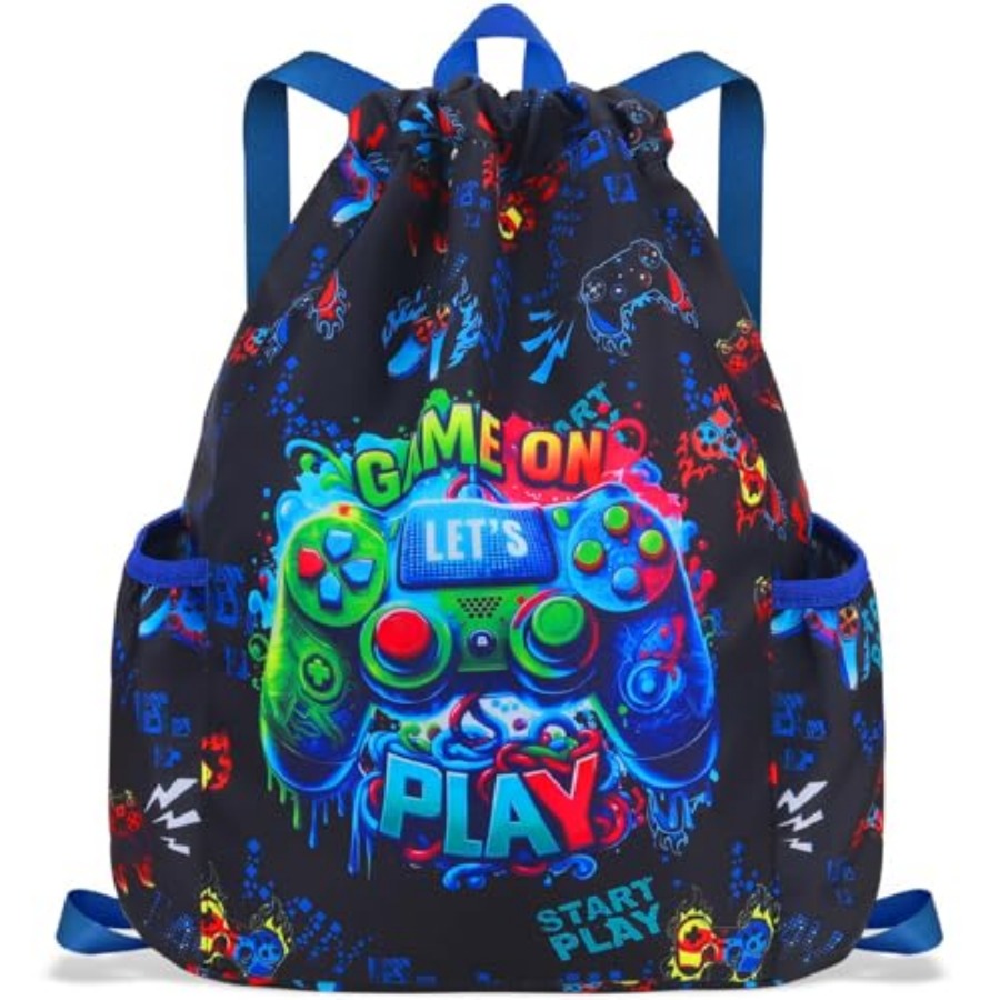 Drawstring Gym Bag - Drawstring Backpack for - Game Bags