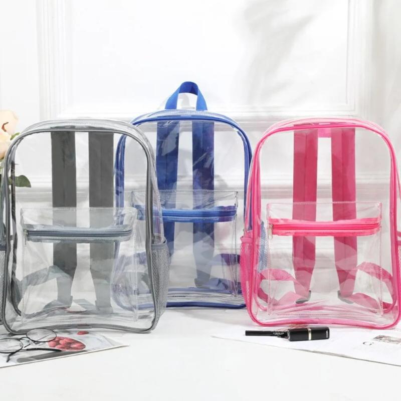 Transparent PVC Outdoor Sports - đánh giá và giá Canvas Backpack Casual