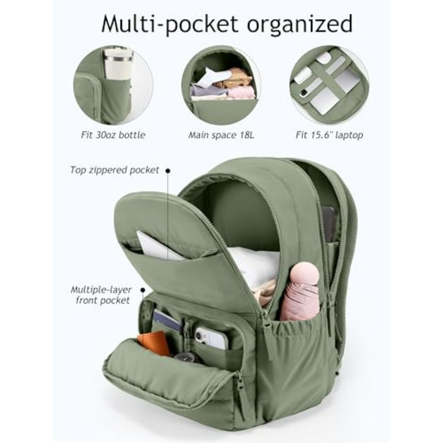 Travel Backpack for Women, 15. - đánh giá và giá Laptop Backpack 15.6