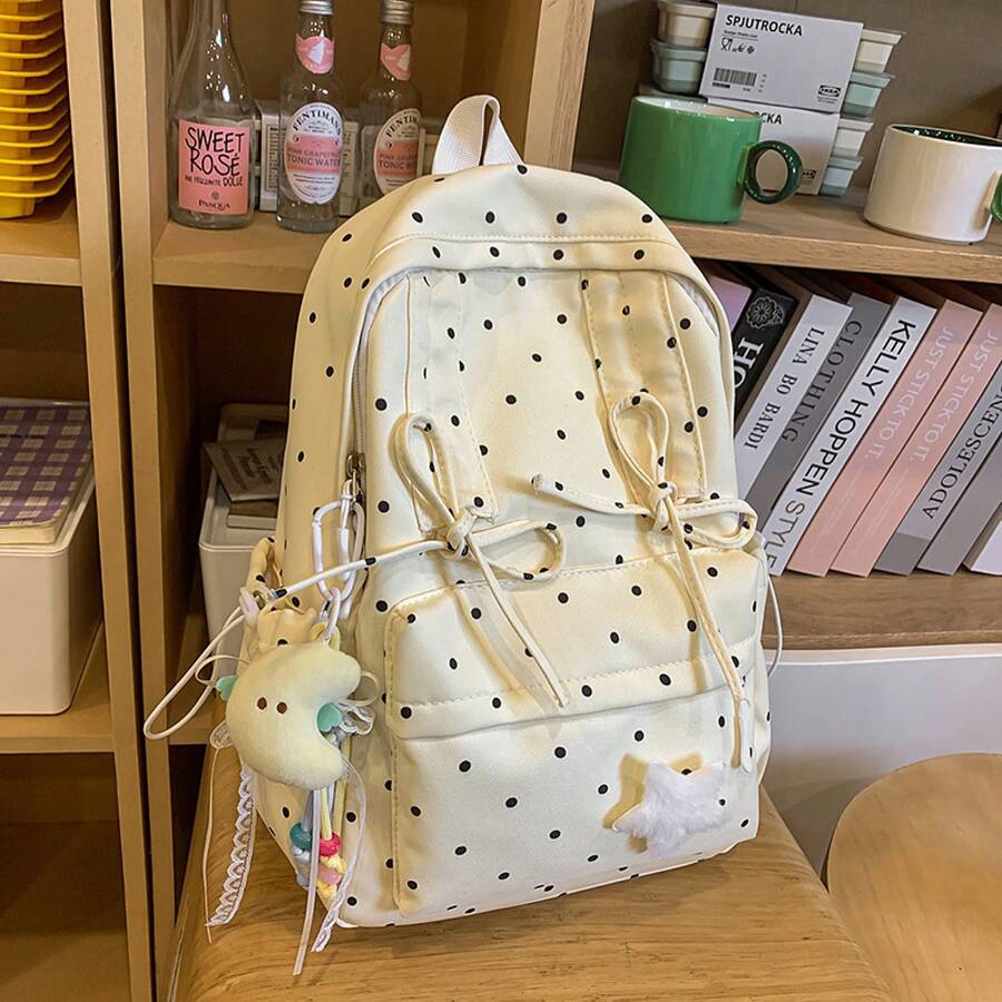 Cute Polka Dot Small Backpack  - đánh giá và giá Fashion Backpack Women