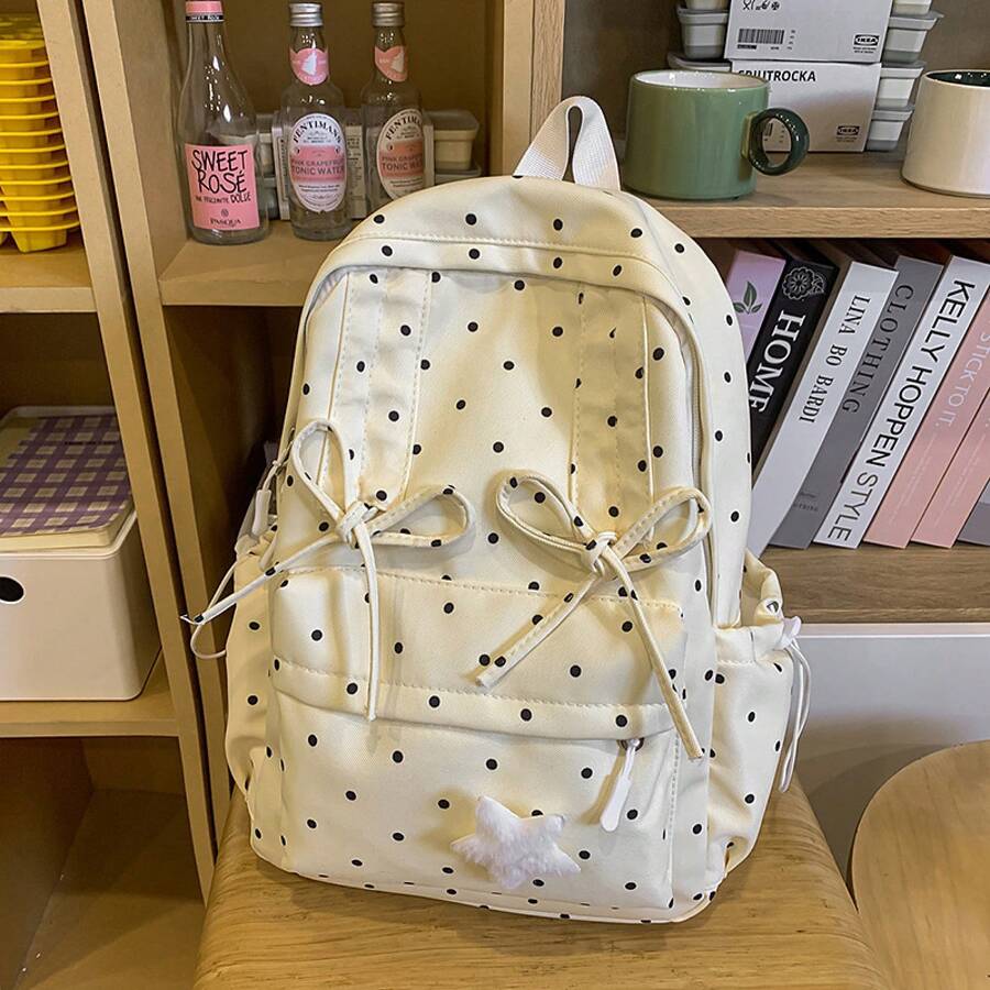 Cute Polka Dot Small Backpack  - đánh giá và giá Fashion Backpack Women