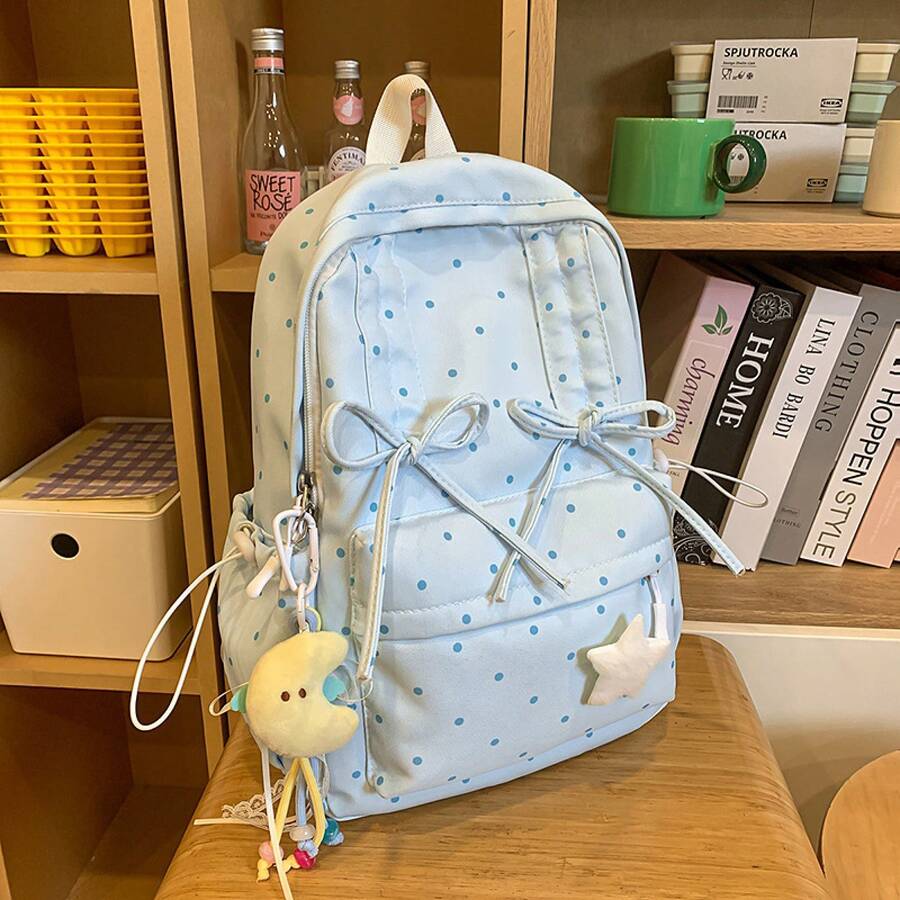 Cute Polka Dot Small Backpack  - đánh giá và giá Fashion Backpack Women