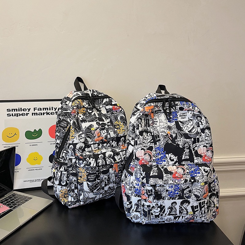 Trendy One Piece Luffy Anime B - đánh giá và giá School Backpack Teen