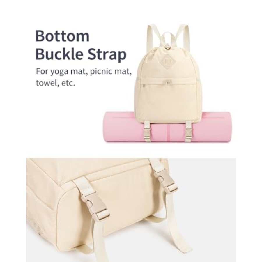 Drawstring Backpack for Women, - đánh giá và giá Drawstring Gym Bag