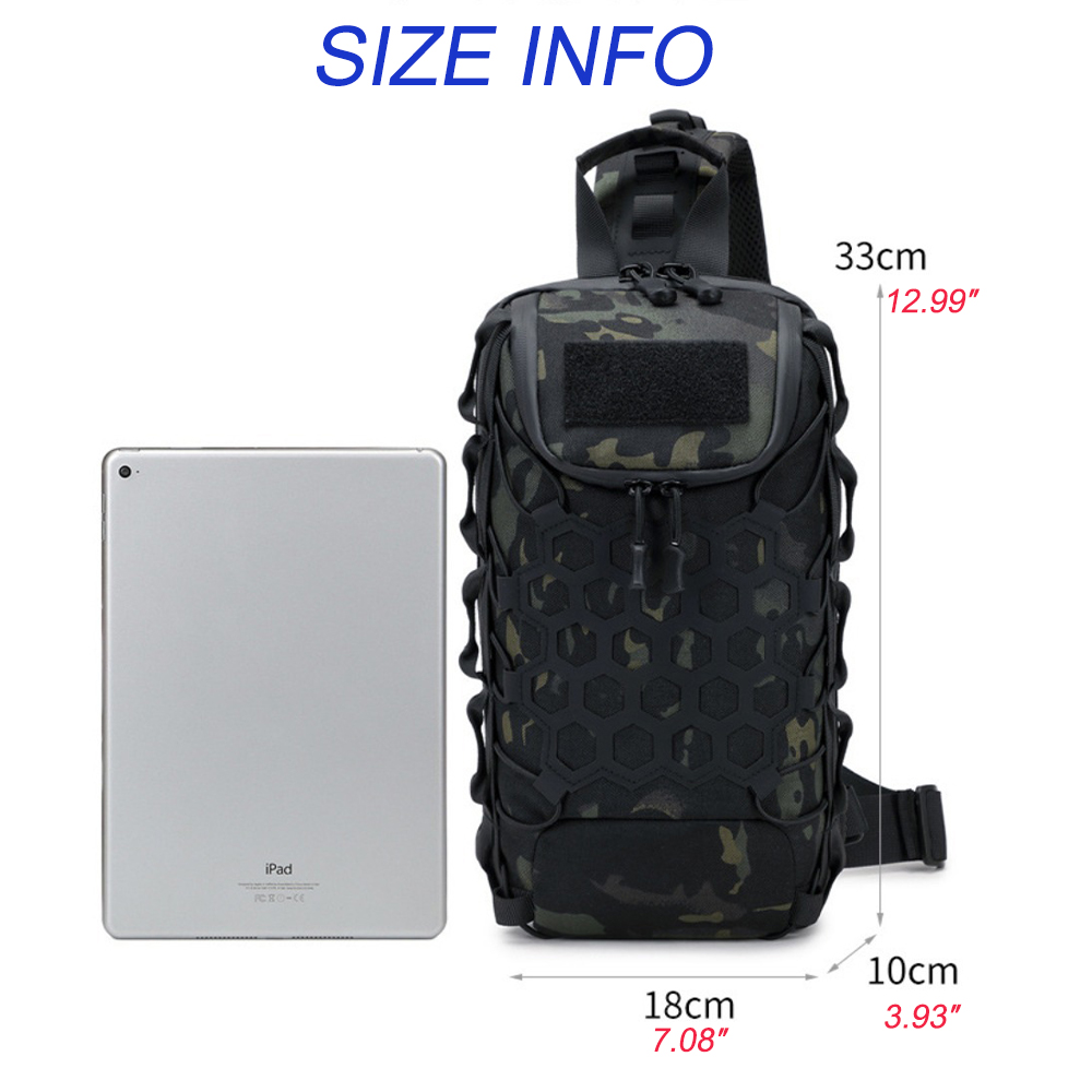 Outdoor Port Bag Pack Tactical - đánh giá và giá Sling Backpack Shoulder