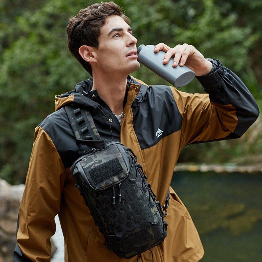 Outdoor Port Bag Pack Tactical - đánh giá và giá Sling Backpack Shoulder