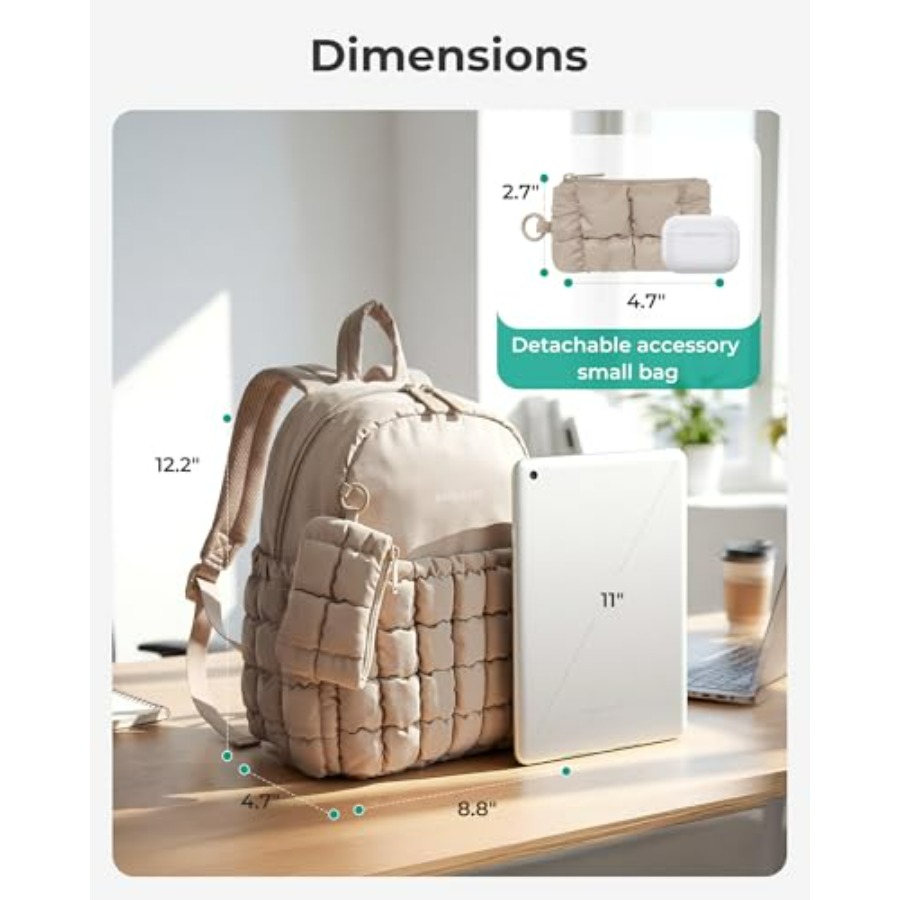 Mini Backpacks for Women, Puff - đánh giá và giá Mini Backpack Purse