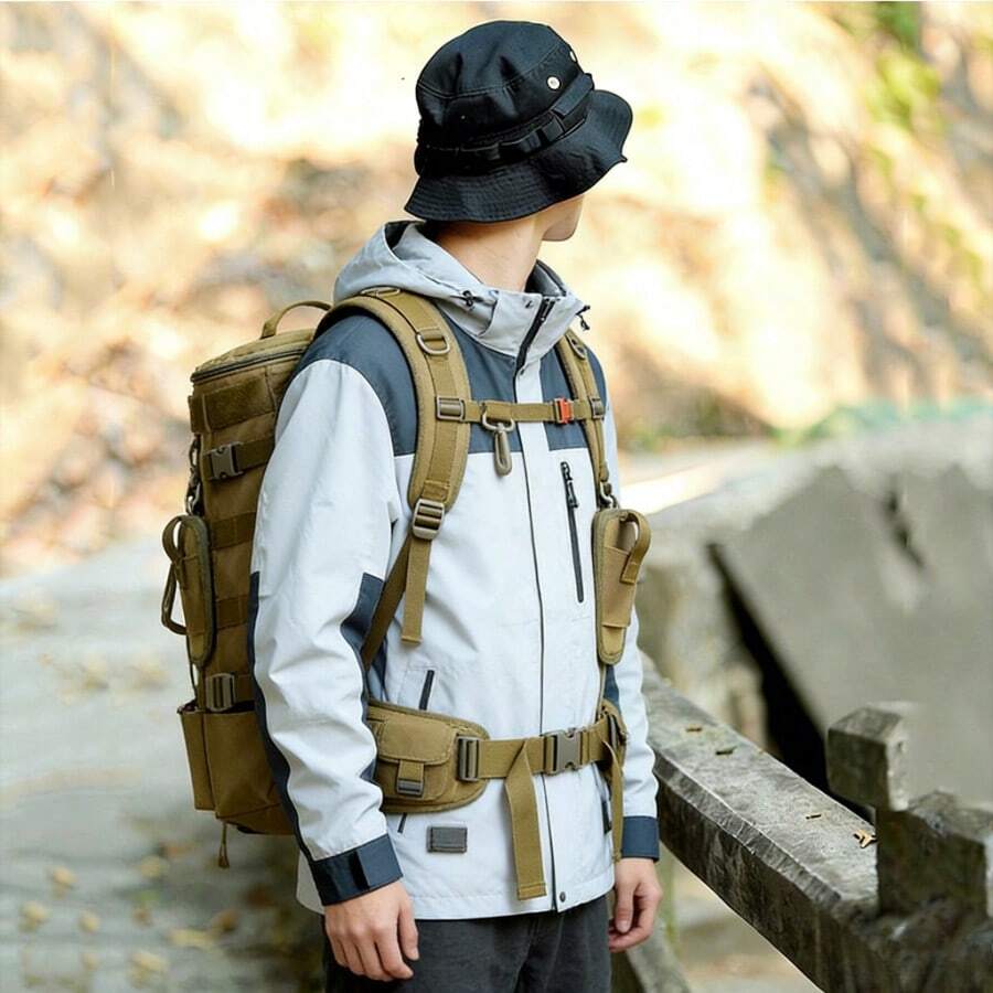 Large Capacity Tactical Backpa - đánh giá và giá Hiking Backpack Waterproof