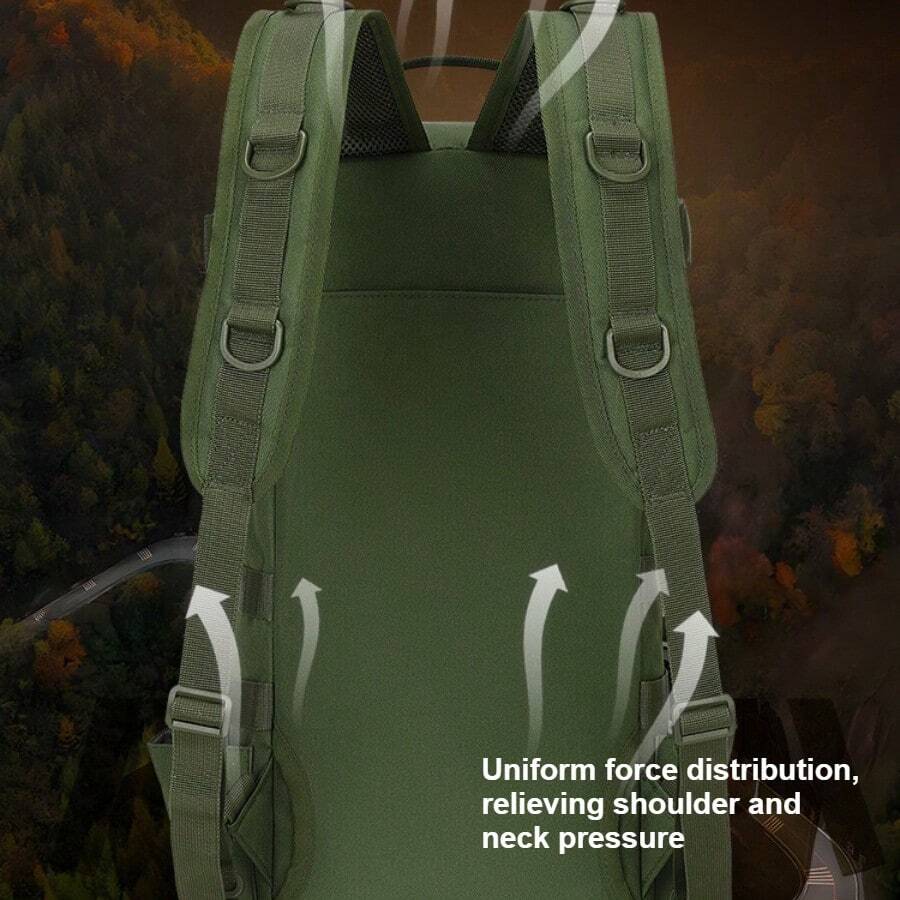 Large Capacity Tactical Backpa - đánh giá và giá Hiking Backpack Waterproof