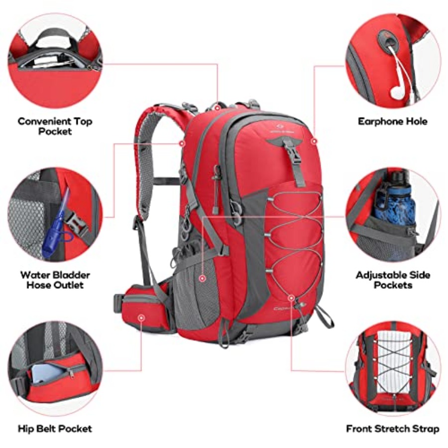 Hiking Backpack, Camping Backp - đánh giá và giá Hiking Backpack Waterproof
