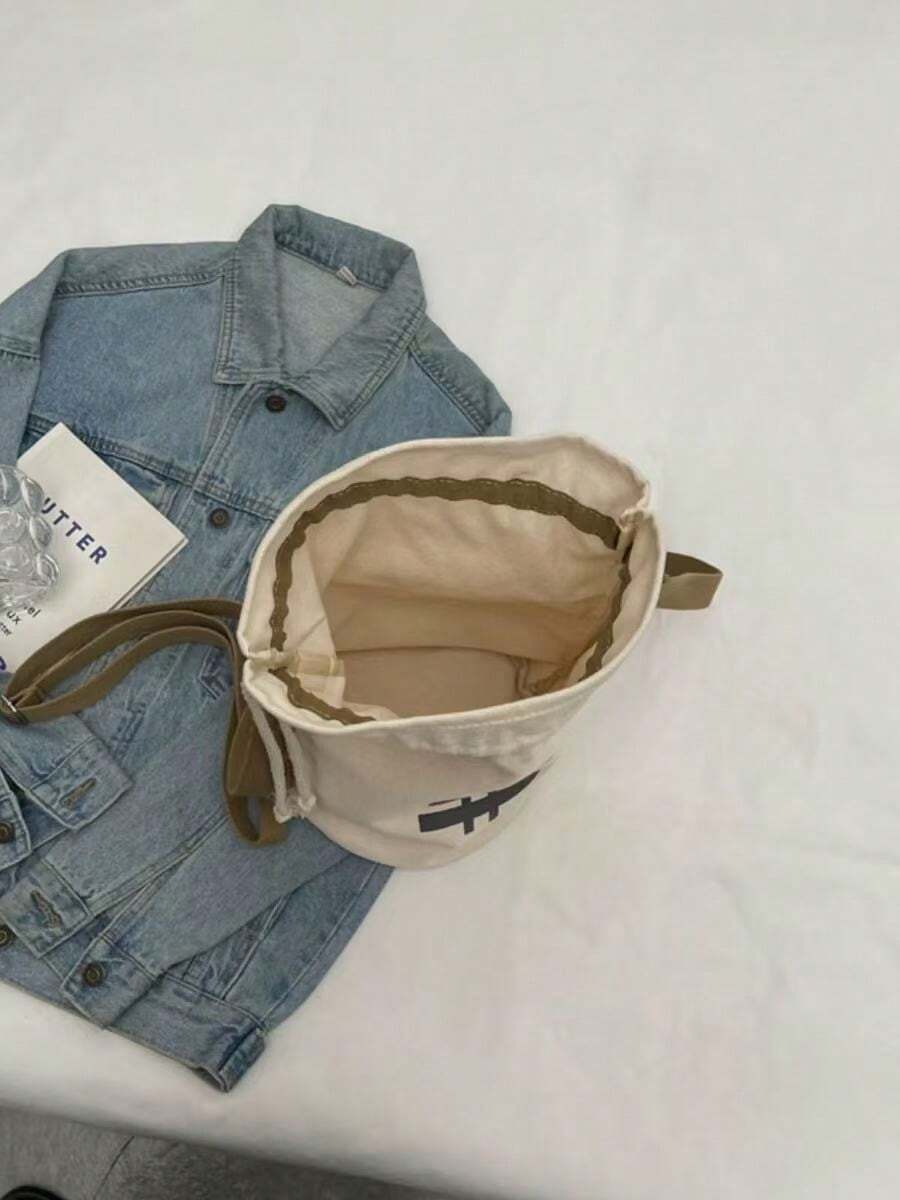 Black Canvas Drawstring Crossb - đánh giá và giá Canvas Backpack Casual