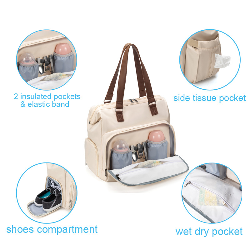 3pcs/set Baby Diaper Bag Baby  - đánh giá và giá Backpack Insert Organizer
