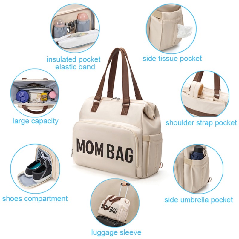 3pcs/set Baby Diaper Bag Baby  - đánh giá và giá Backpack Insert Organizer