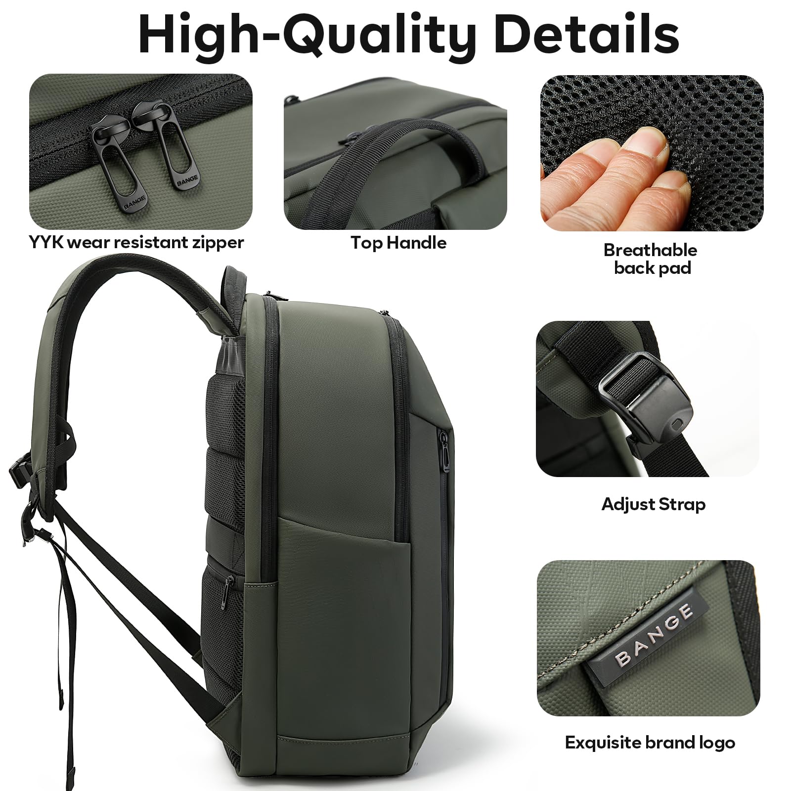 BANGE Fashion Simple Design Wo - đánh giá và giá Travel Backpack Anti Theft