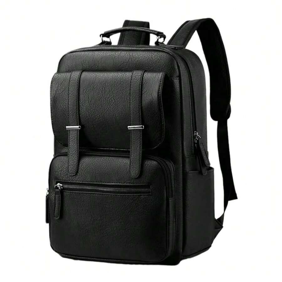 PU Leather Backpack For Men An - đánh giá và giá Laptop Backpack 15.6