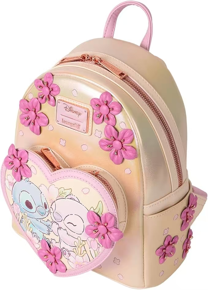 Stitch & Angel Cherry Blossom  - đánh giá và giá Mini Backpack Purse