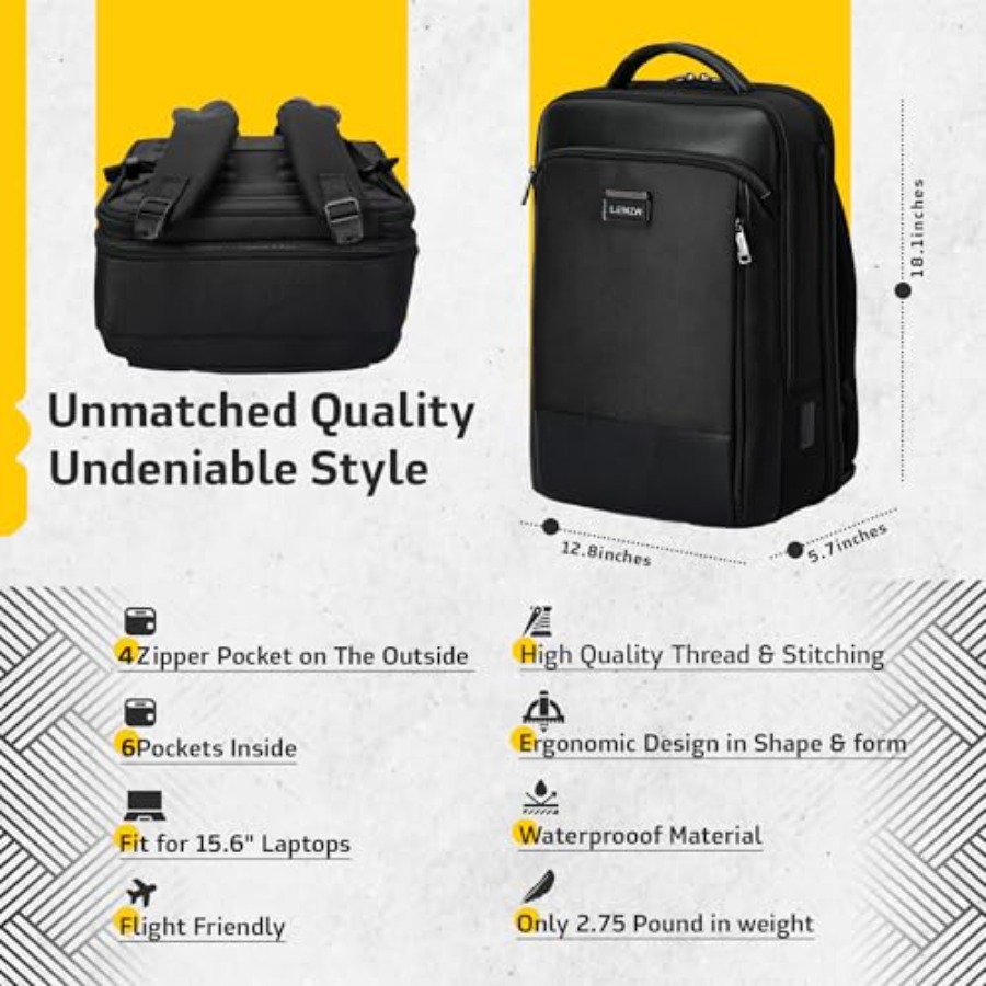 Laptop Business Backpack for M - đánh giá và giá Travel Backpack Anti Theft