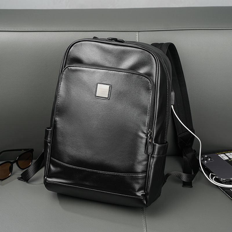 Man's PU Leather Backpack Exec - đánh giá và giá Leather Backpack Vintage
