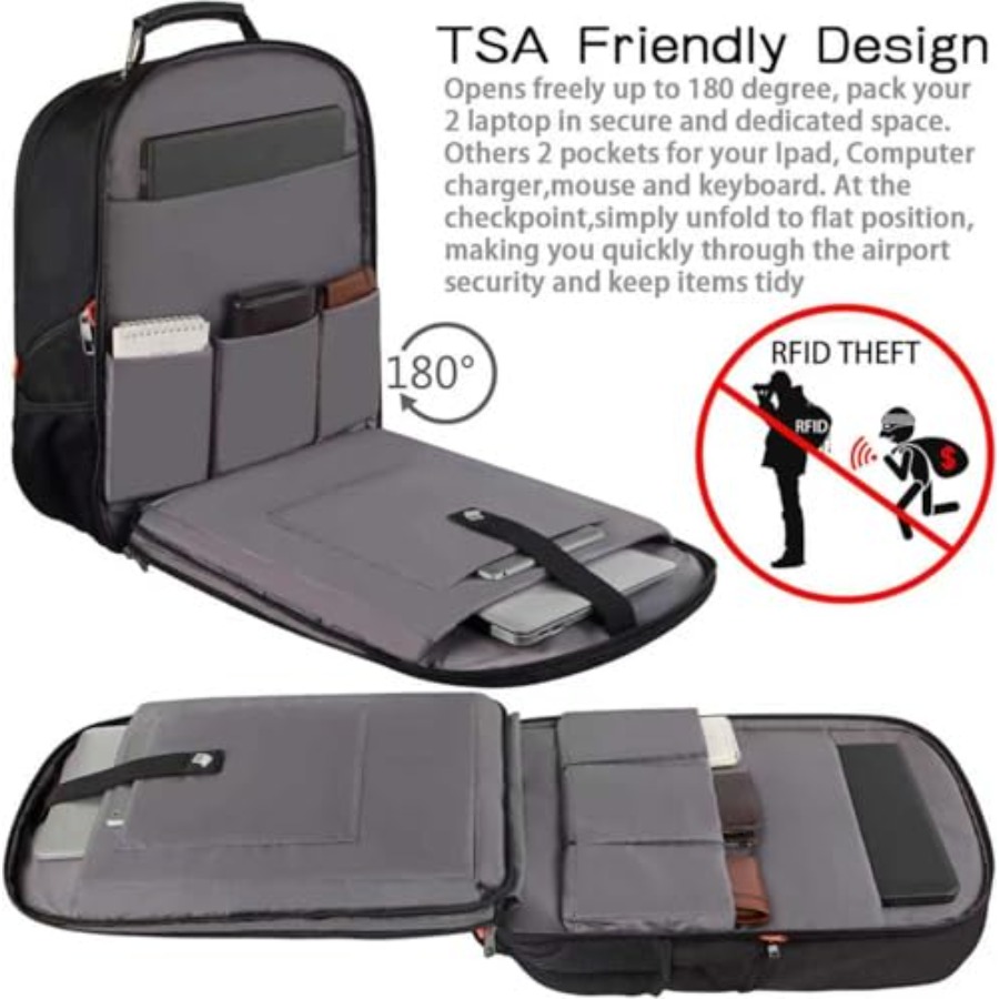 Travel Laptop Backpack, Extra  - đánh giá và giá Travel Backpack Anti Theft
