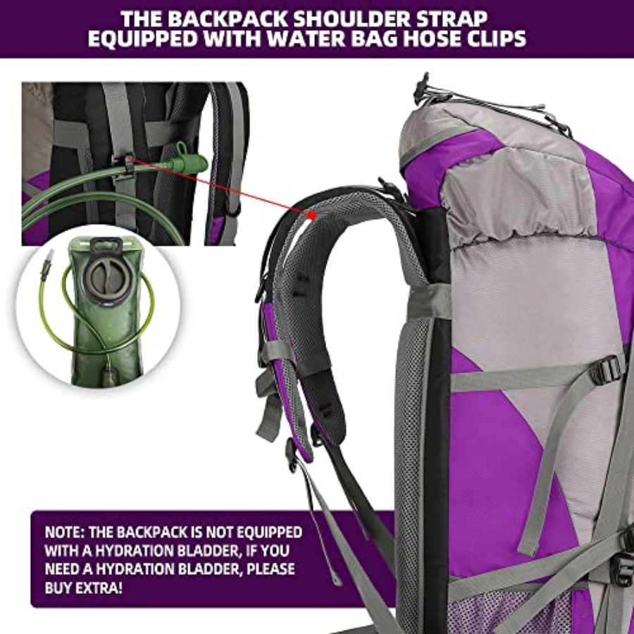 70L Hiking Backpack with Rain  - đánh giá và giá Hiking Backpack Waterproof