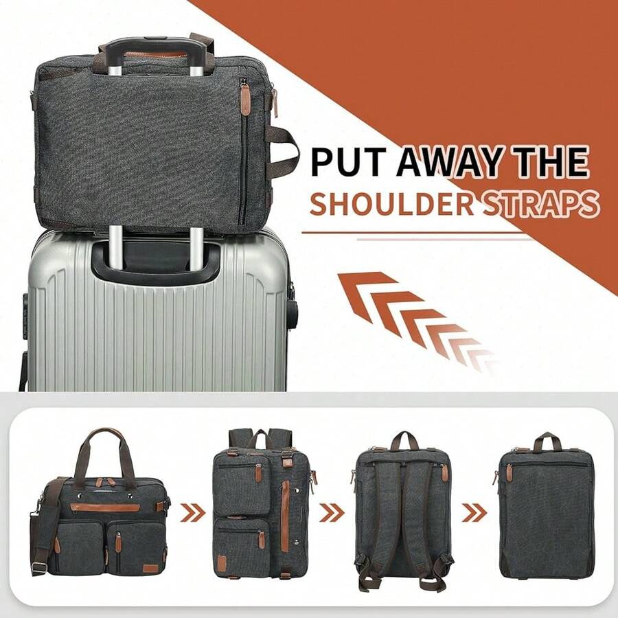 Canvas Laptop Backpack 3-In-1  - đánh giá và giá Canvas Backpack Casual