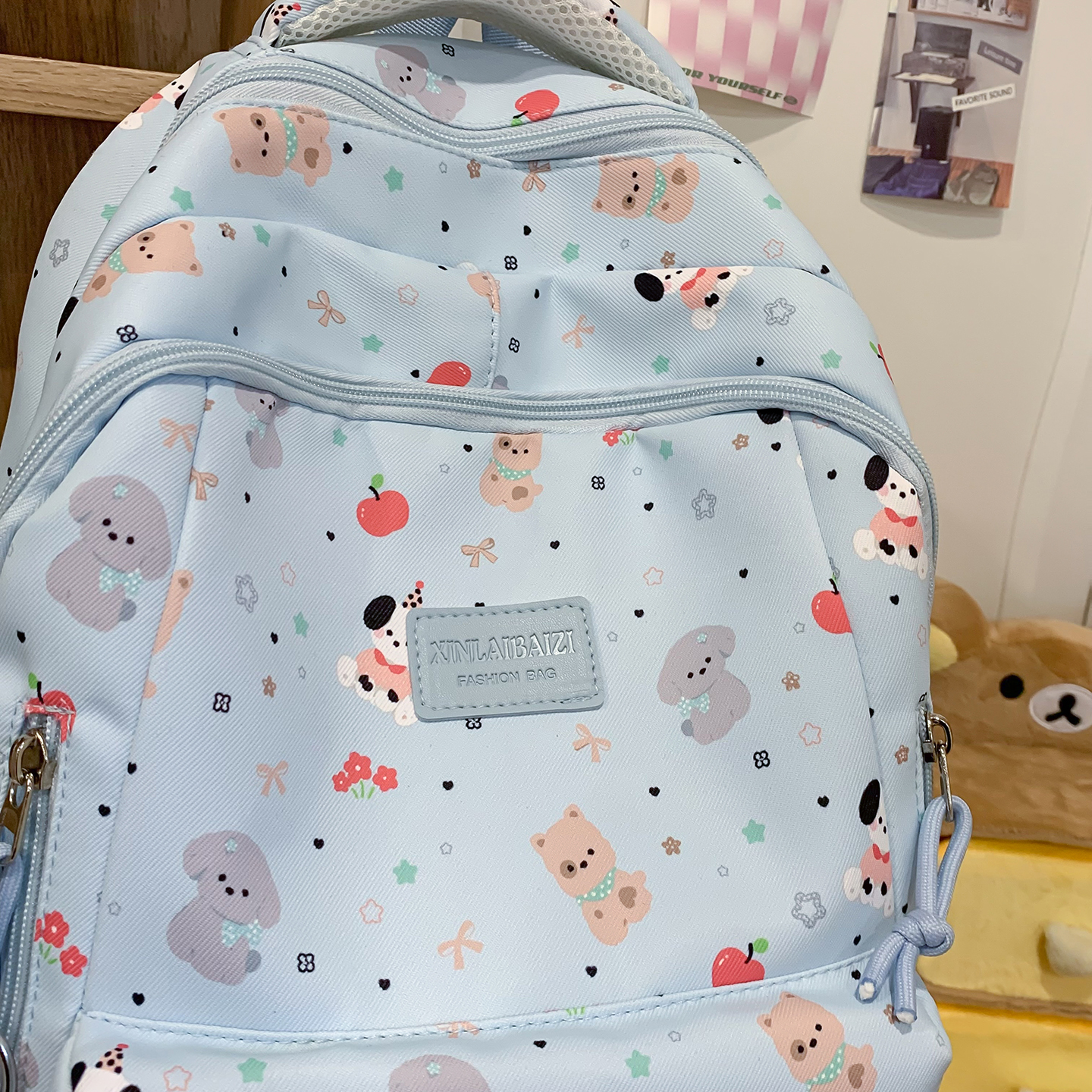 Cute Animal Print Backpack Wom - đánh giá và giá School Backpack Teen