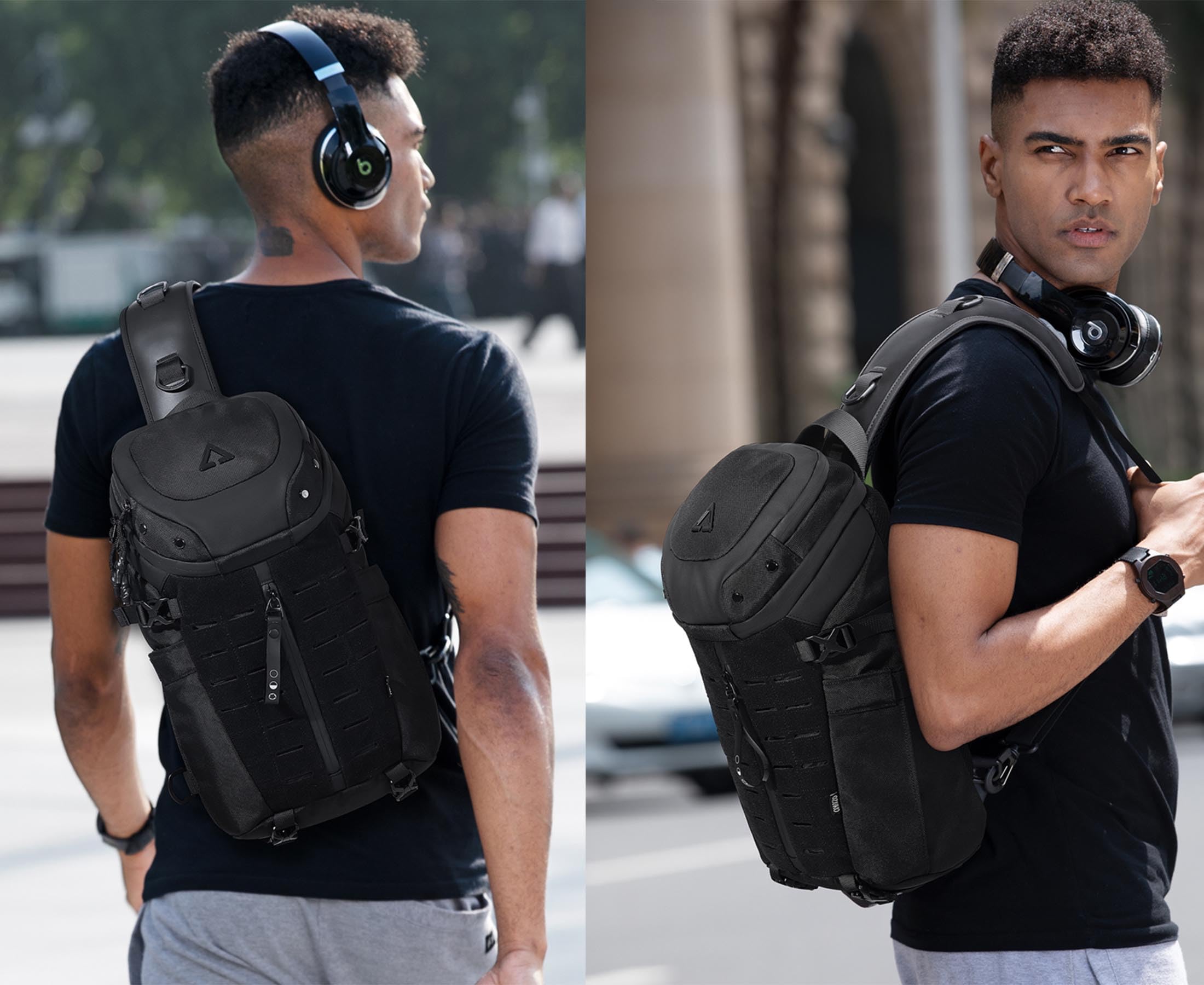 Anti Theft Sling Bag Shoulder  - đánh giá và giá Sling Backpack Shoulder
