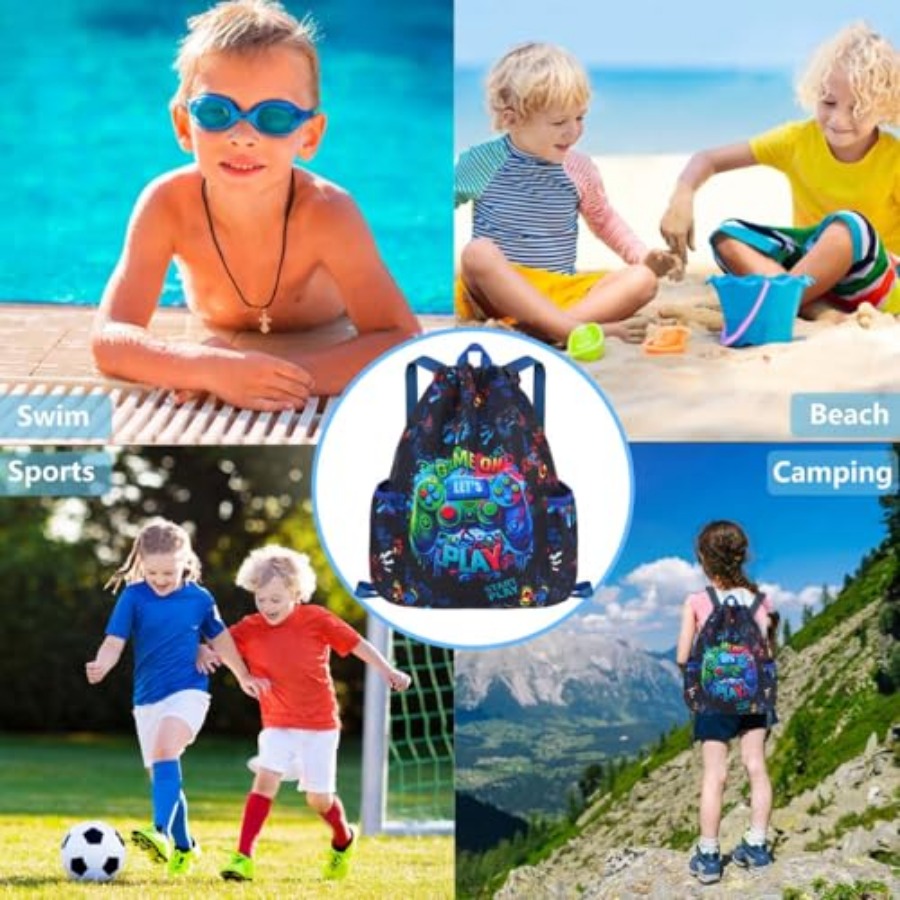 Drawstring Backpack for - Game - đánh giá và giá Drawstring Gym Bag