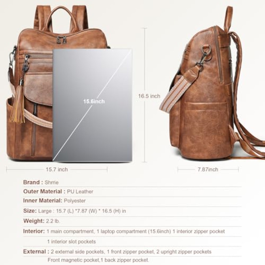 Laptop Backpack for Women 15.6 - đánh giá và giá Laptop Backpack 15.6