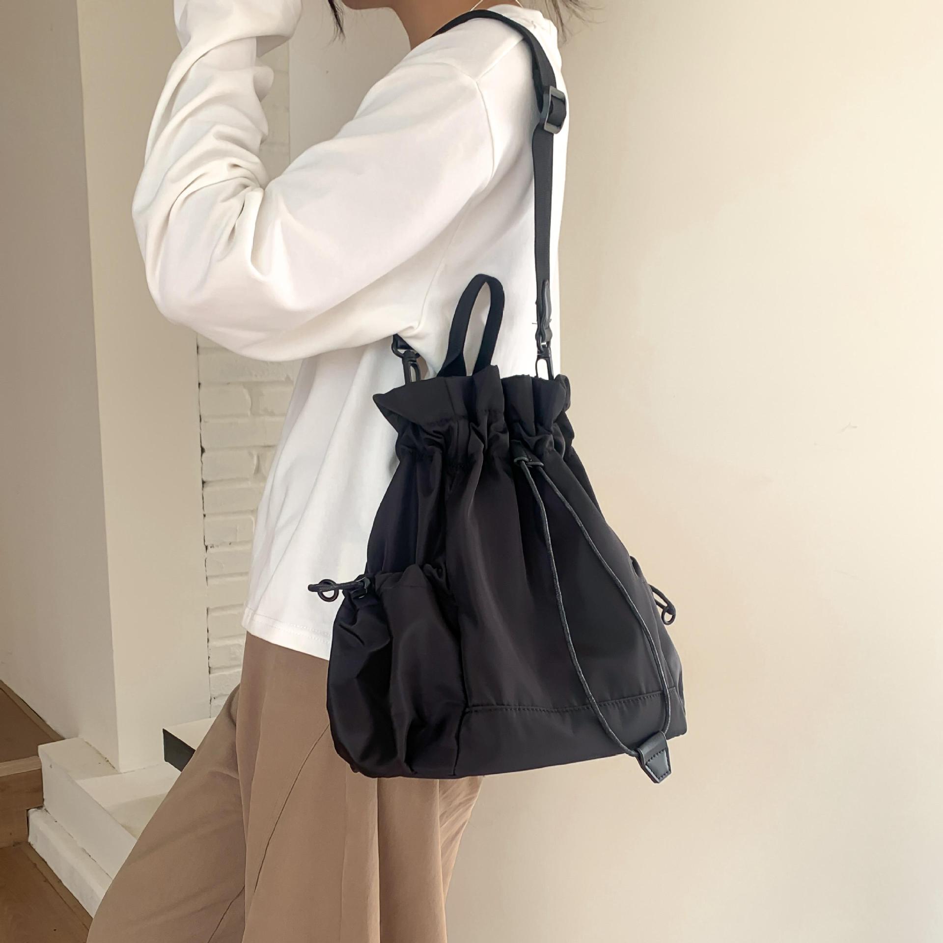 Multi-function Drawstring Buck - đánh giá và giá Canvas Backpack Casual