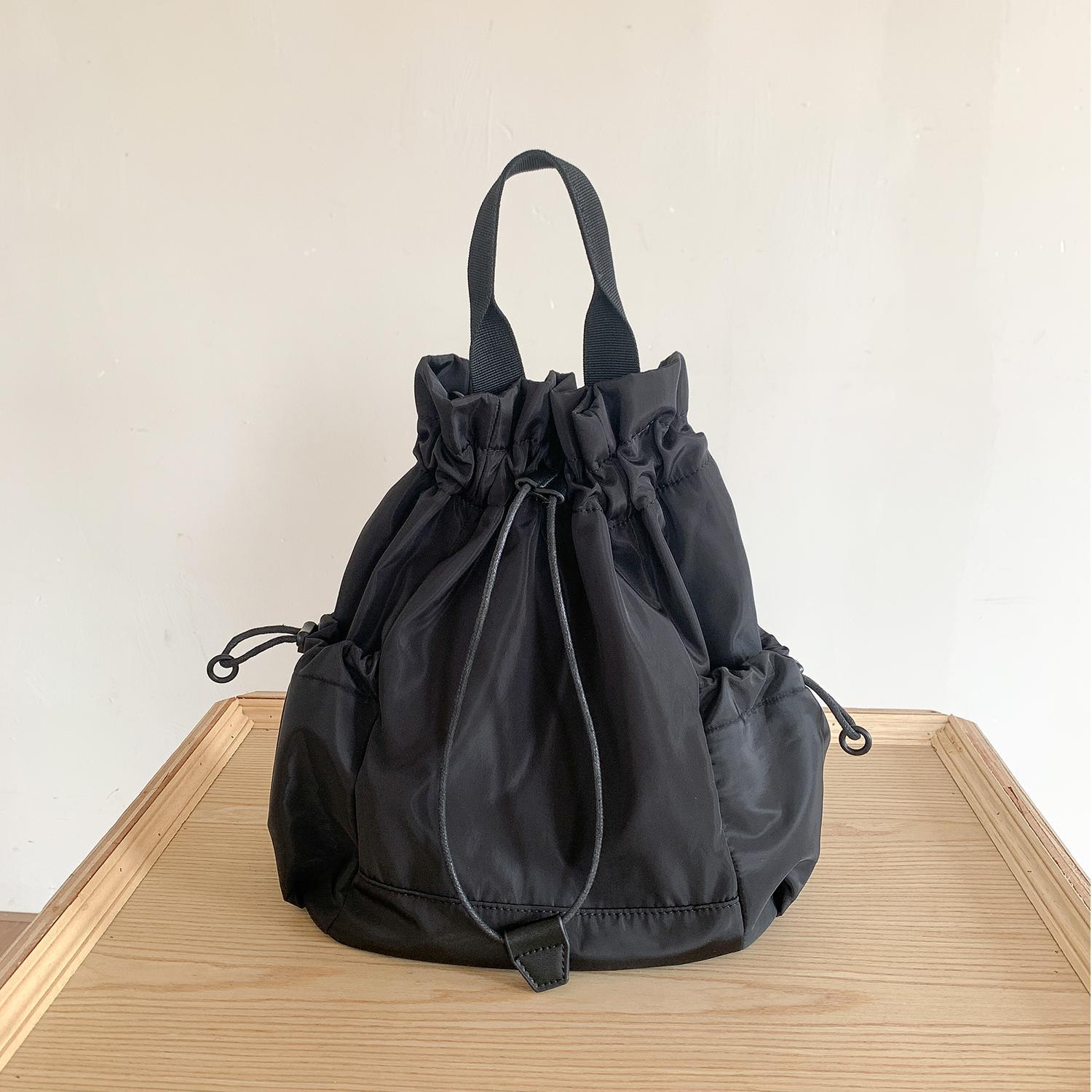 Multi-function Drawstring Buck - đánh giá và giá Canvas Backpack Casual