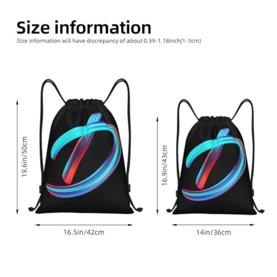 Drawstring Bags Initial Drawst - đánh giá và giá Drawstring Gym Bag