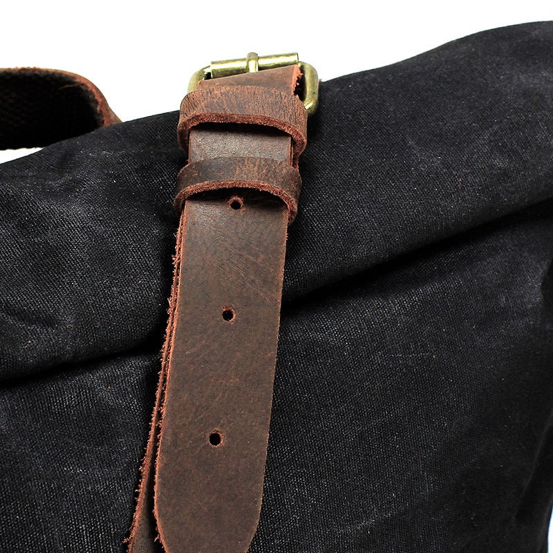 Retro Canvas Leather Backpacks - đánh giá và giá Leather Backpack Vintage